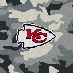 NFL Kansas City Chiefs Camo Galaxy Book 12in Skin
